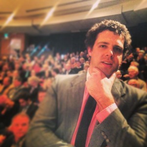 James at the debate - photo by Patrick Gower (http://i.instagram.com/p/sb7DqFCA5S/)